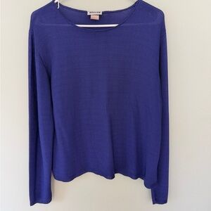 Chico's Women's Blue Long Sleeve Top